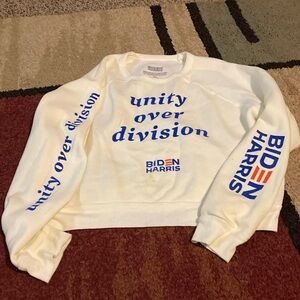 Rare Biden Harris president cropped sweater official